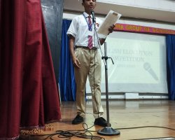 VI to VIII English Elocution Competition 2025-26